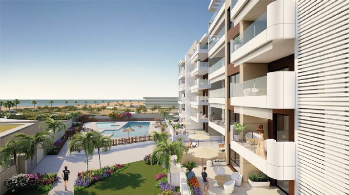 En venta Apartamento en primera línea de playa de nueva construcción, Pilar de la Horadada, Alicante, Comunidad Valenciana, España
