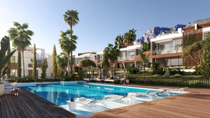 En venta Villa pareada sobre plano, Marbella, Málaga, Andalucía, España