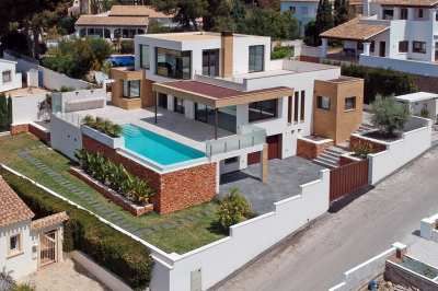 Moderne vrijstaande villa (O.B.), Moraira, Alicante, Comunidad Valenciana, Spanje