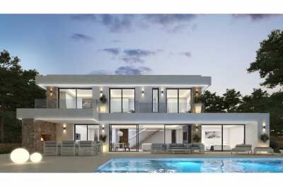 En venta Villa independiente sobre plano, Benissa, Alicante, Comunidad Valenciana, España