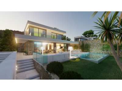 En venta Villa independiente moderna de nueva construcción, Moraira, Alicante, Comunidad Valenciana, España